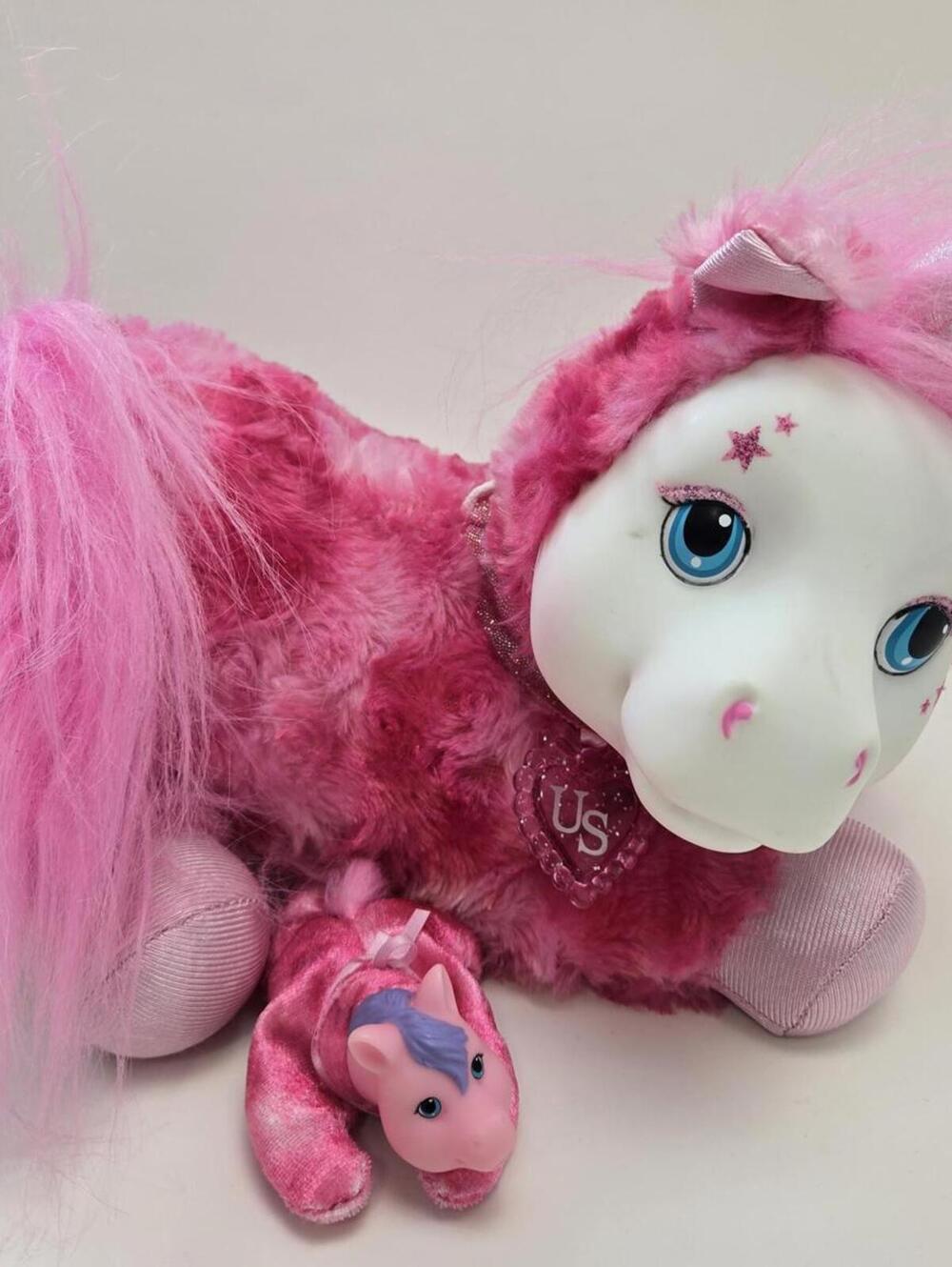 Unicorn Surprise Aria Pink Unicorn Mama and 1 Baby (12 inch)